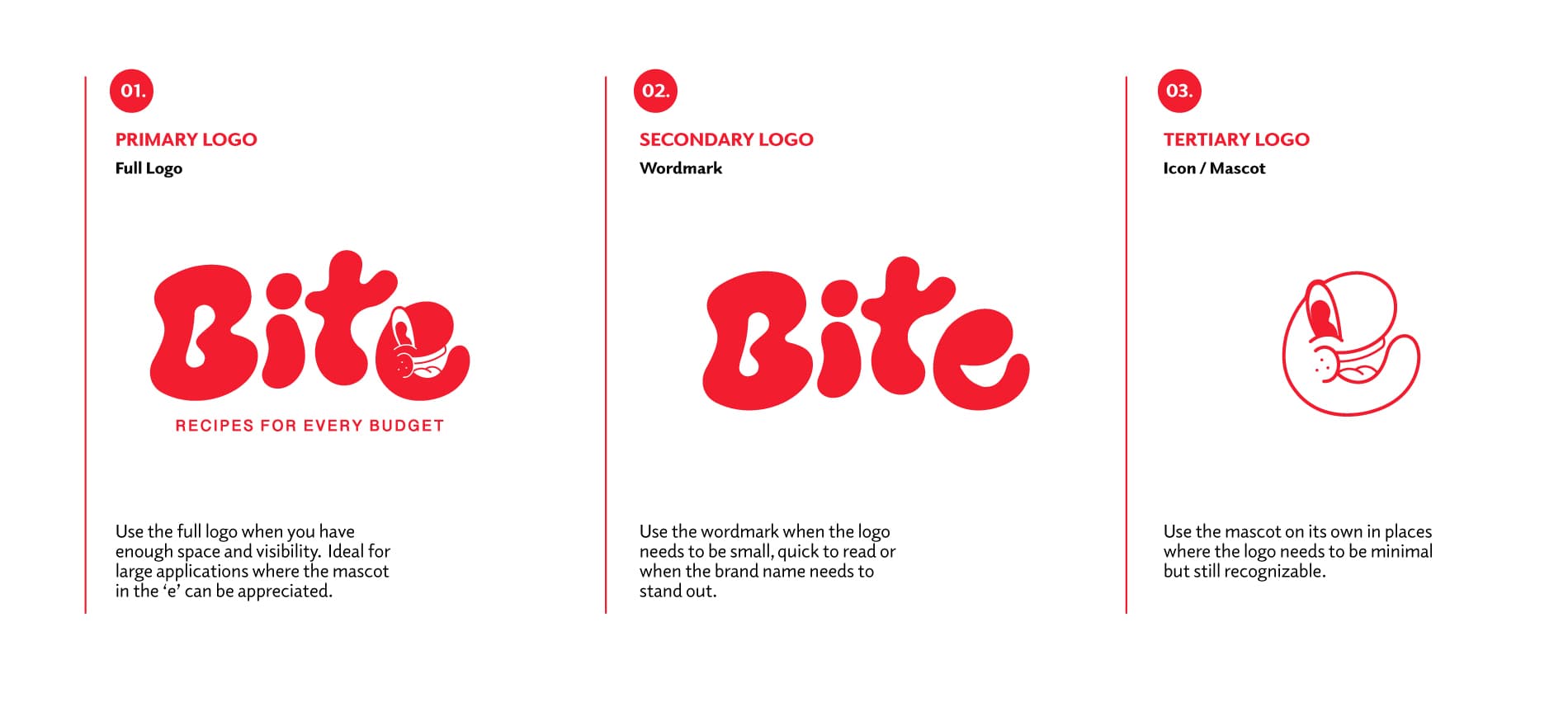 Bite Logo Guidelines and Variations